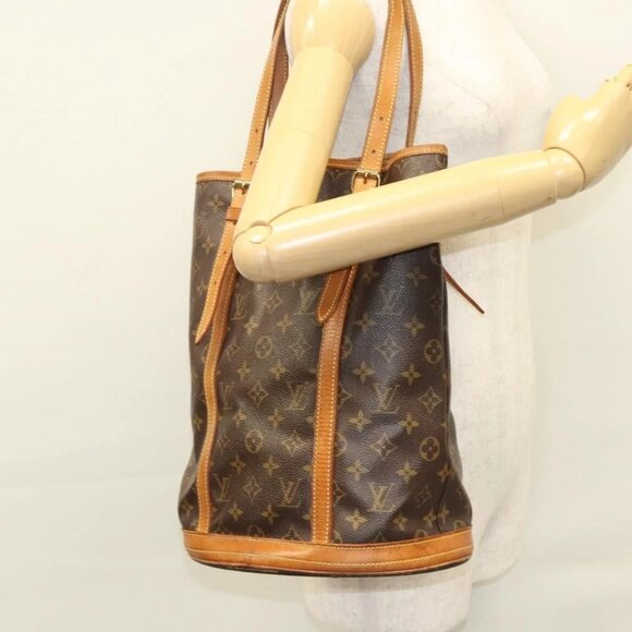 LOUIS VUITTON Monogram Bucket GM Shoulder Bag M42236 LV Auth 120501 - Picture 3 of 16